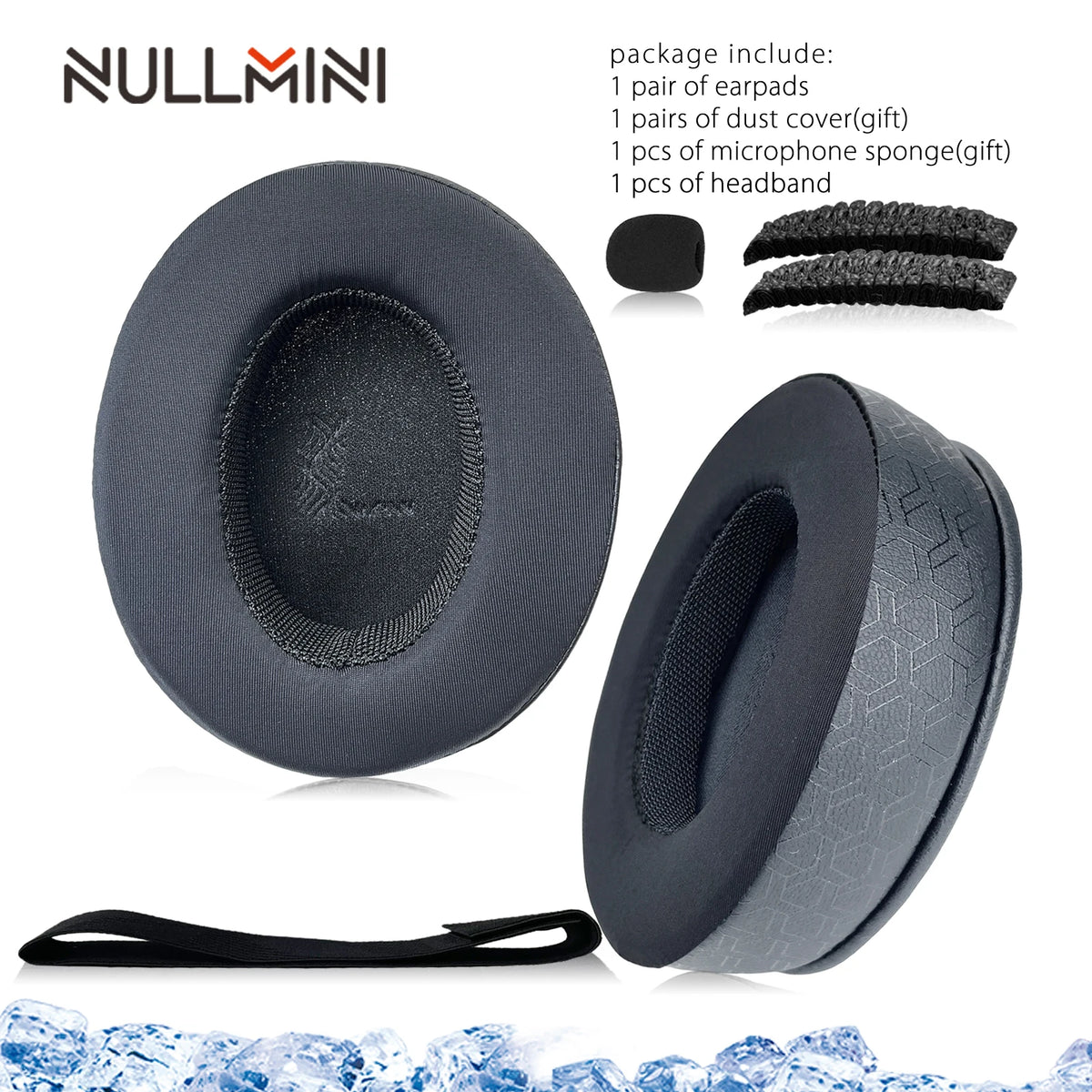 NullMini Cooling Gel Earpads for SteelSeries Arctis Headsets