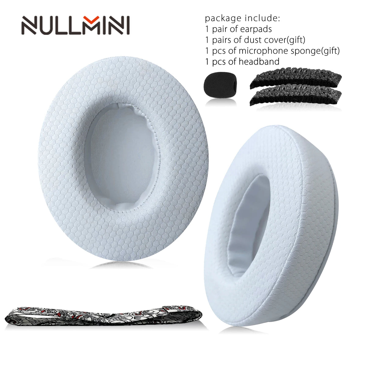 NullMini Cooling Gel Earpads for SteelSeries Arctis Headsets