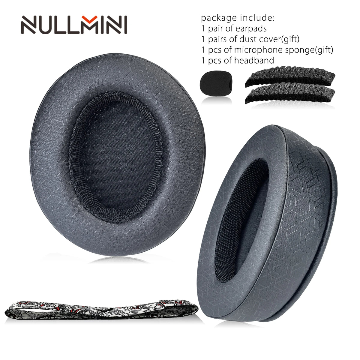 NullMini Cooling Gel Earpads for SteelSeries Arctis Headsets