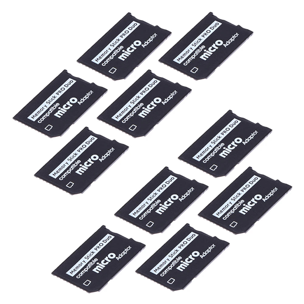 microSD to Memory Stick Pro Duo Adapters, 10-Pack