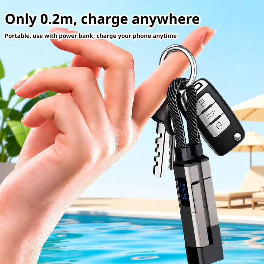 4-in-1 Keychain Charging Cable