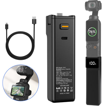 5000mAh Battery Handle for DJI Osmo Pocket 3/4