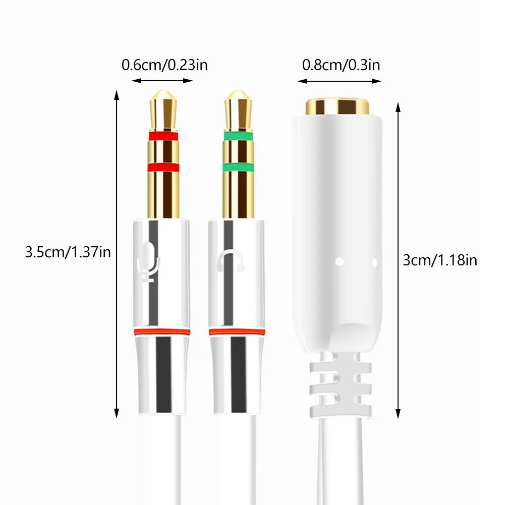 3.5mm Headphone & Microphone Splitter