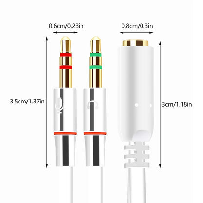 3.5mm Headphone & Microphone Splitter