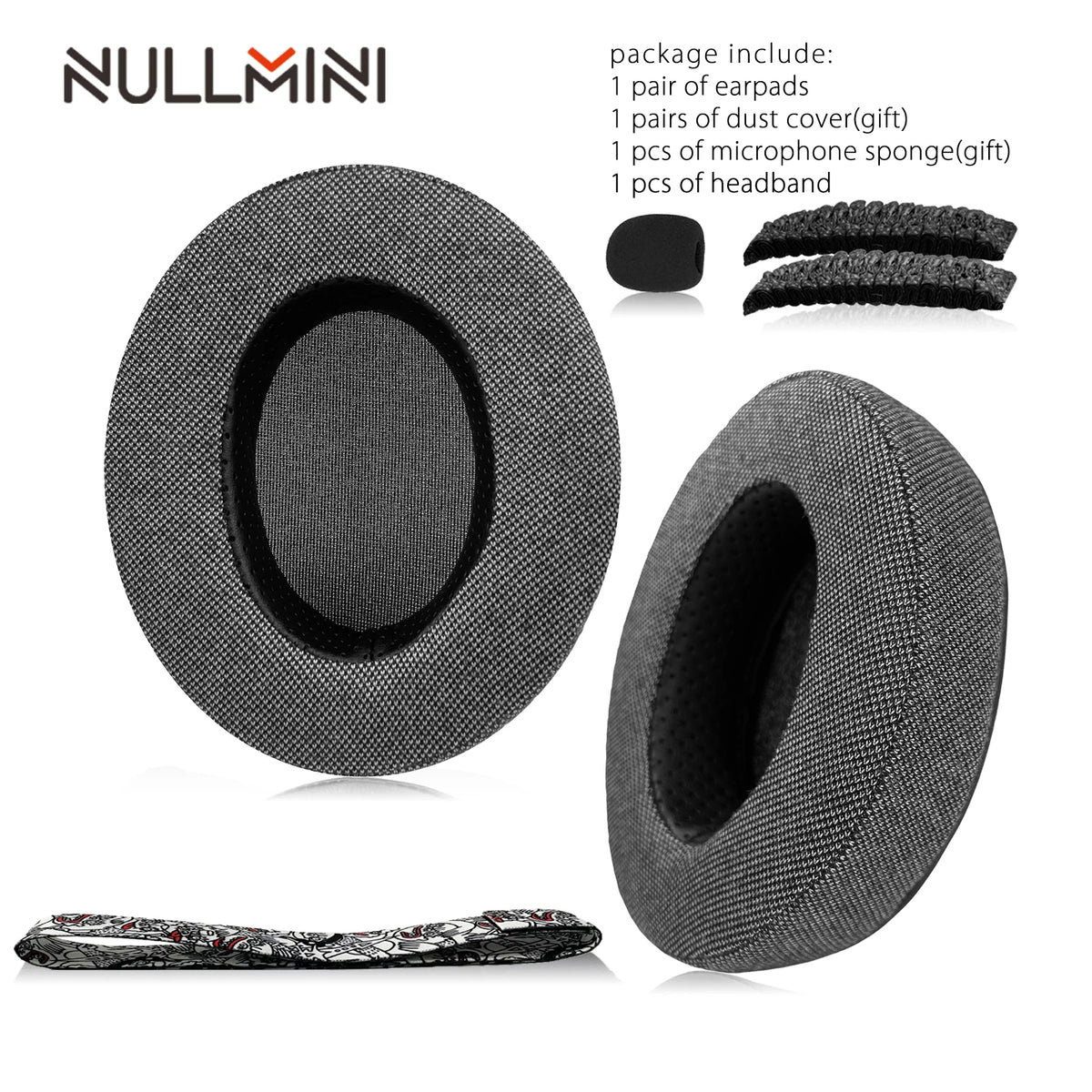 NullMini Cooling Gel Earpads for SteelSeries Arctis Headsets