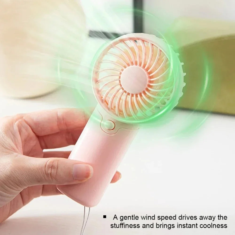 USB Rechargeable Mini Handheld Fan