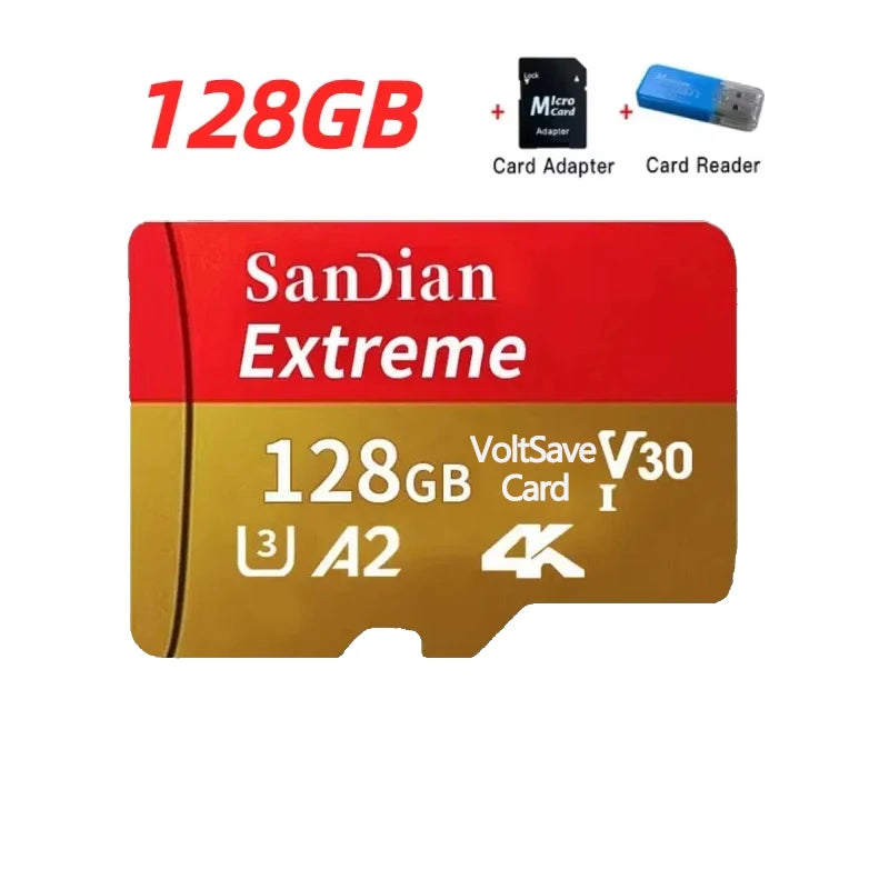 Class 10 microSD Memory Card with USB Adapter