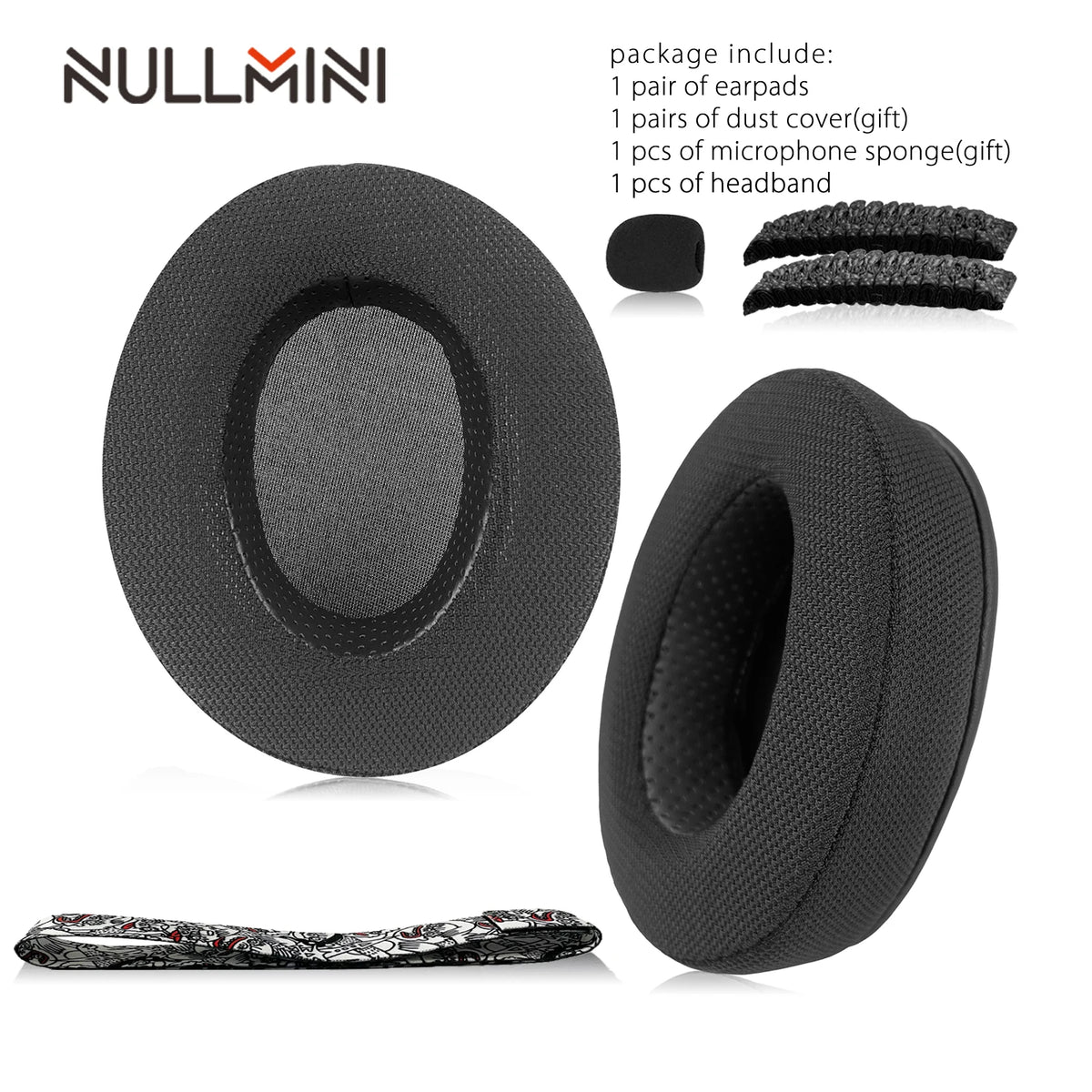 NullMini Cooling Gel Earpads for SteelSeries Arctis Headsets