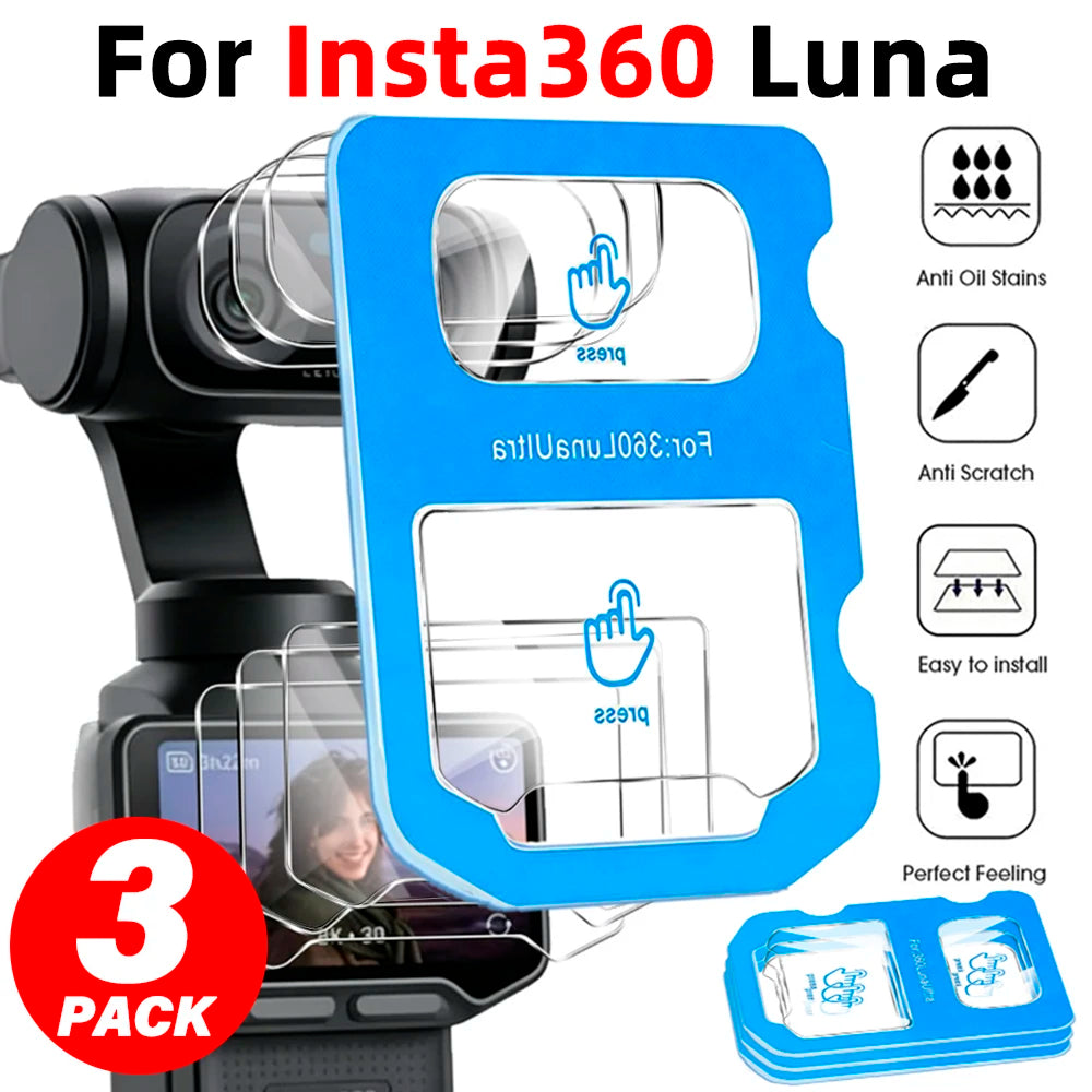Screen & Lens Protectors for Insta360 Luna