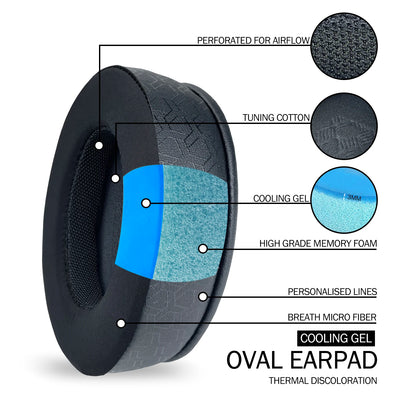 NullMini Cooling Gel Earpads for SteelSeries Arctis Headsets