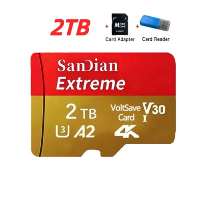 Class 10 microSD Memory Card with USB Adapter