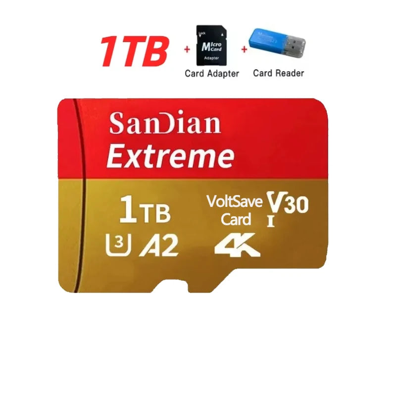Class 10 microSD Memory Card with USB Adapter